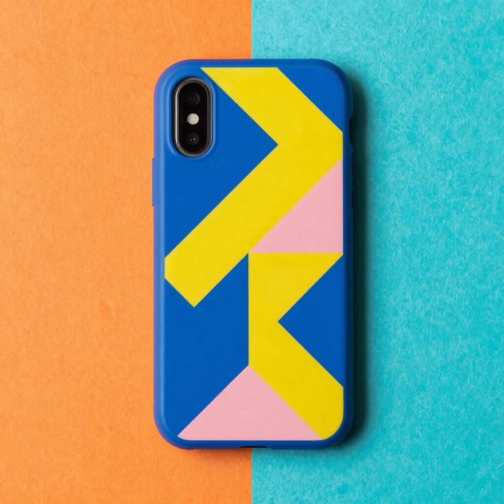 Retro Colorblock Snap Case
